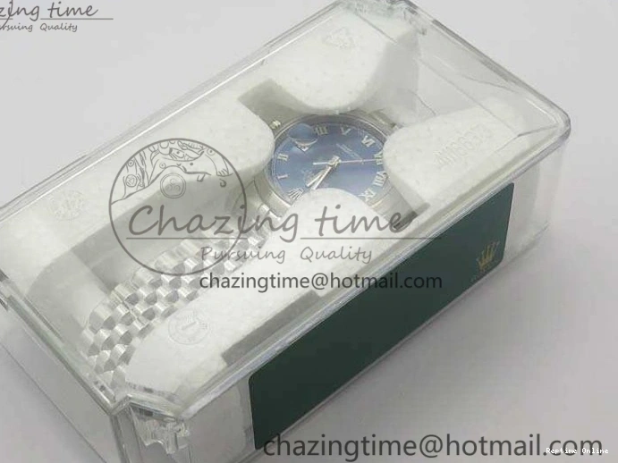 0516 DateJust 36mm SS 116200 ARF 1:1 Best Edition Blue Roman Dial On 904L SS Jubilee Bracelet SA GoodFit 3520